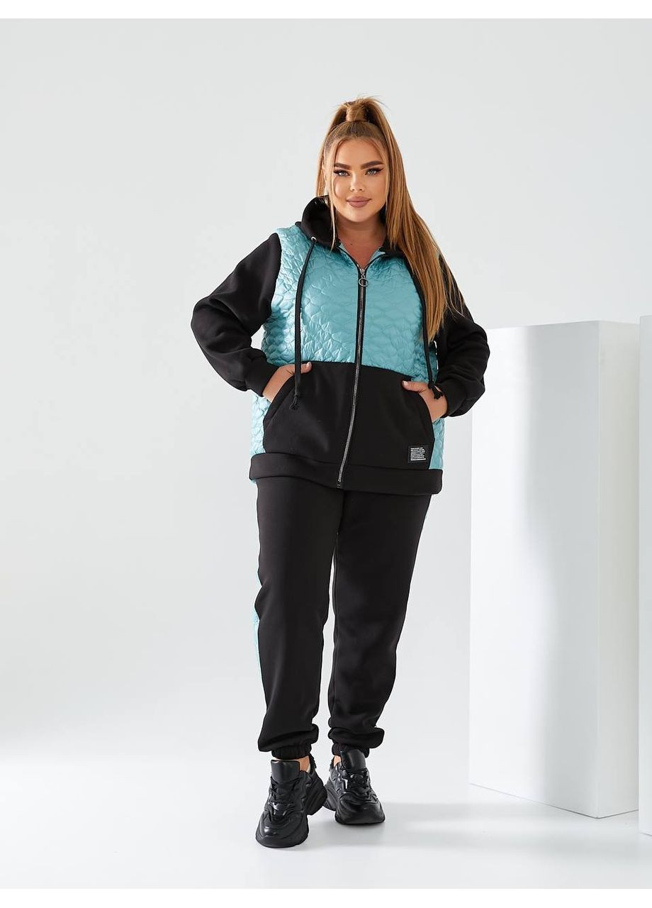 Женский теплый спортивный костюм цвет светло серый New Trend (304972815)