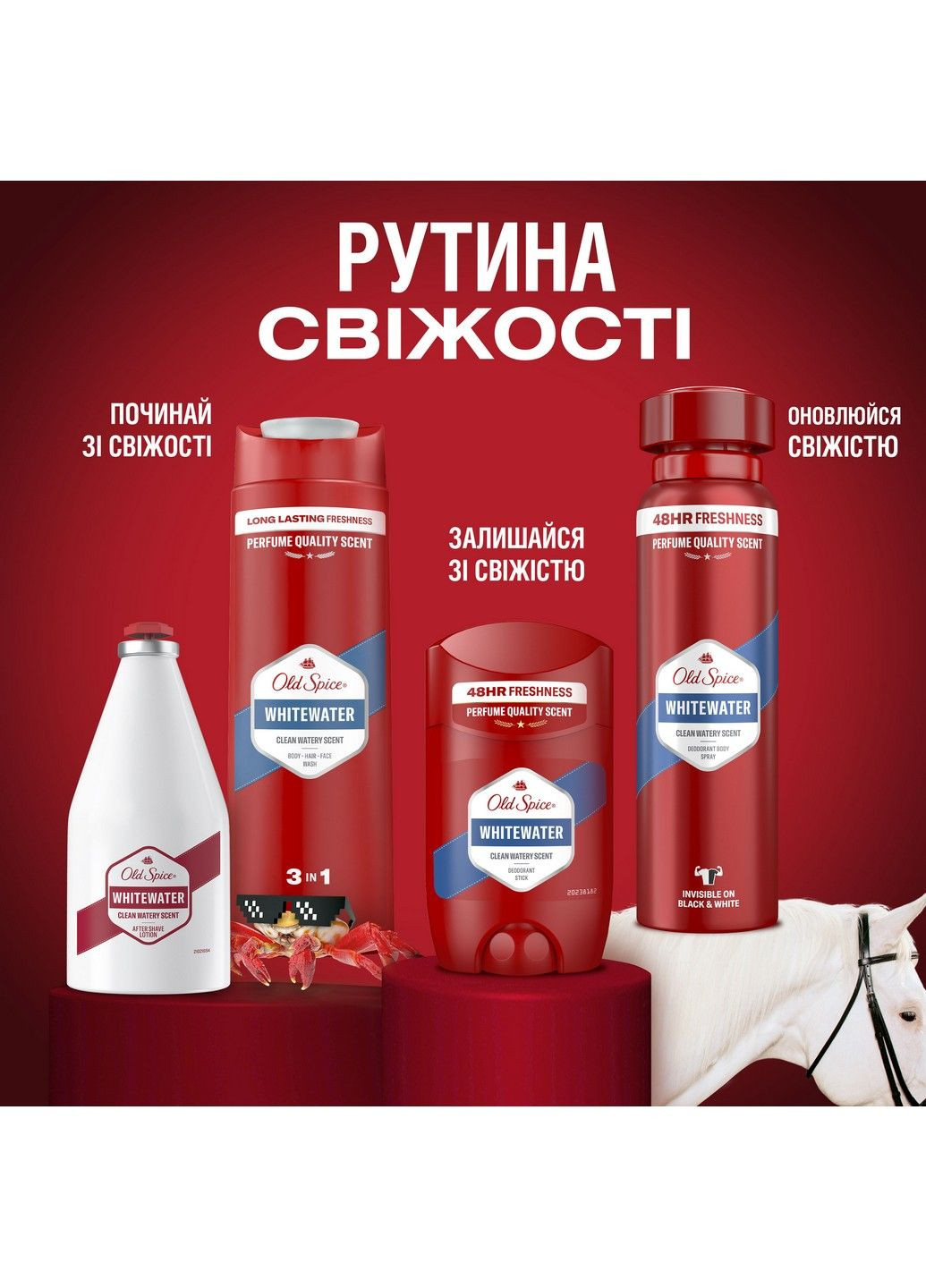 Лосьйон після гоління Whitewater, 100 мл Old Spice (304559005)