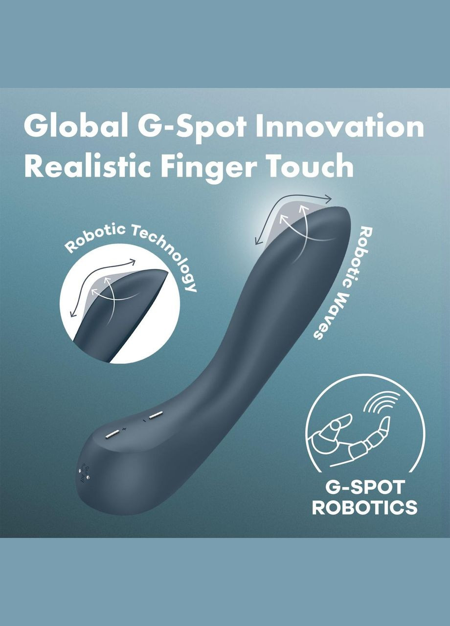 Стимулятор точки G G-Spot Wave 4, ефект пестощів пальчиком, 12 режимів Satisfyer (323652472)
