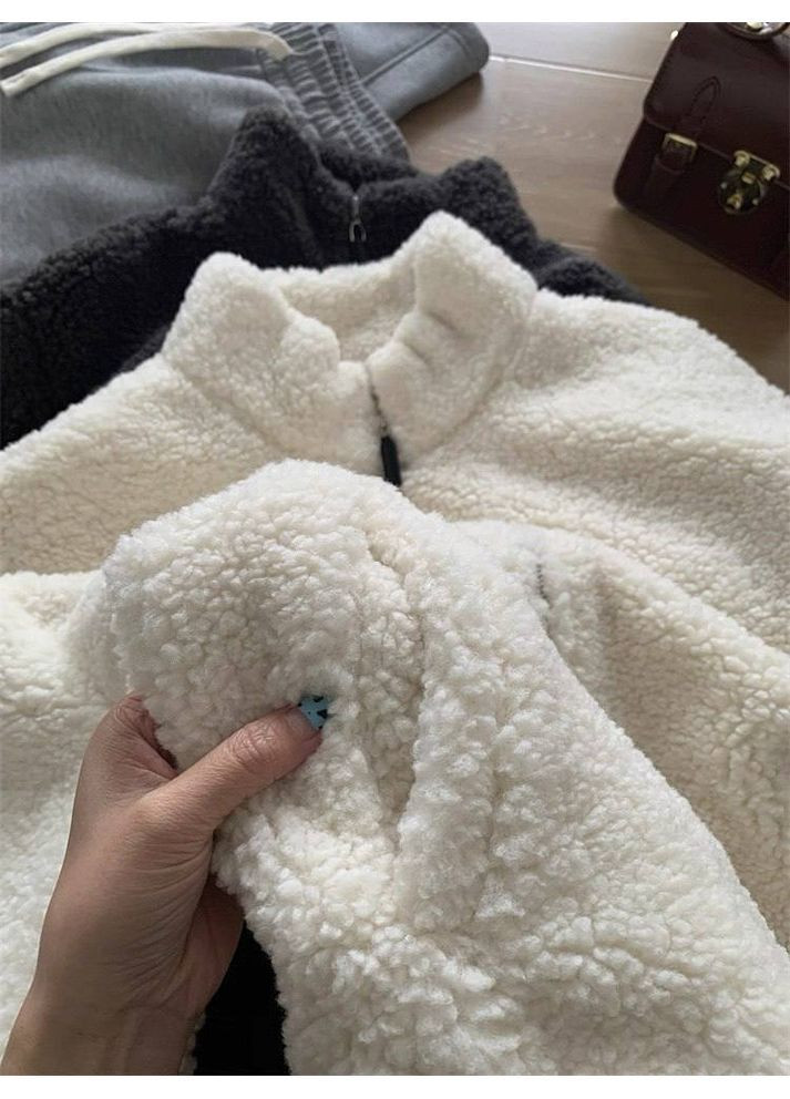 Супер кофта жіноча утеплена на флісі молочного кольору No Brand Рз 6220 1886 (370757754)