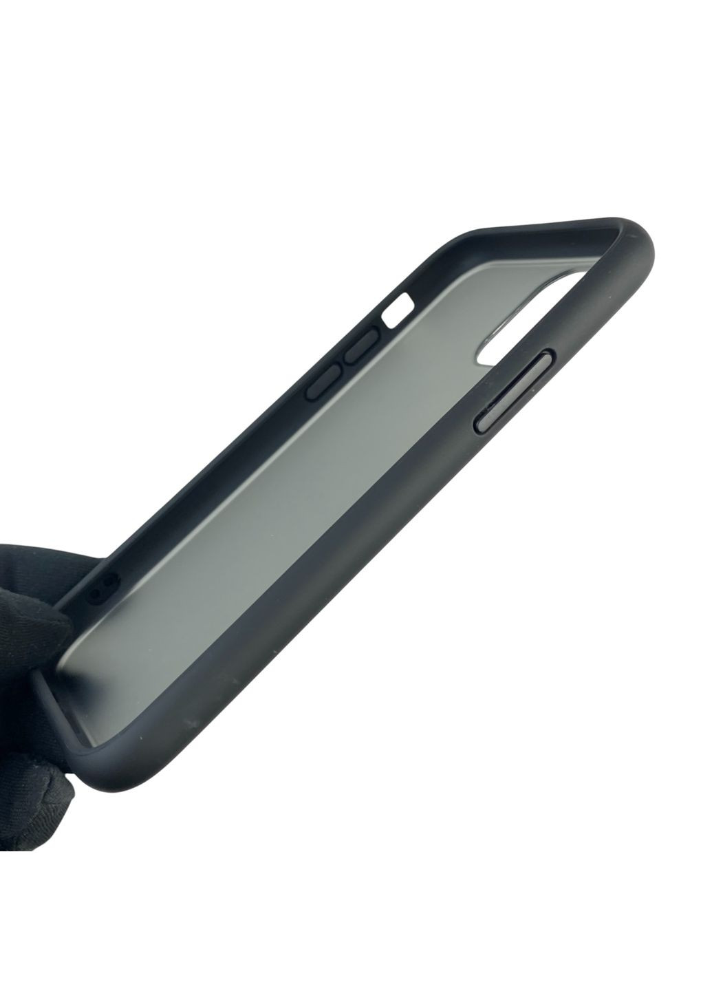 Чохол для телефона iPhone 11 Pro з високими бортами із захистом камери на айфон 11 про чорний Apple (366019575)