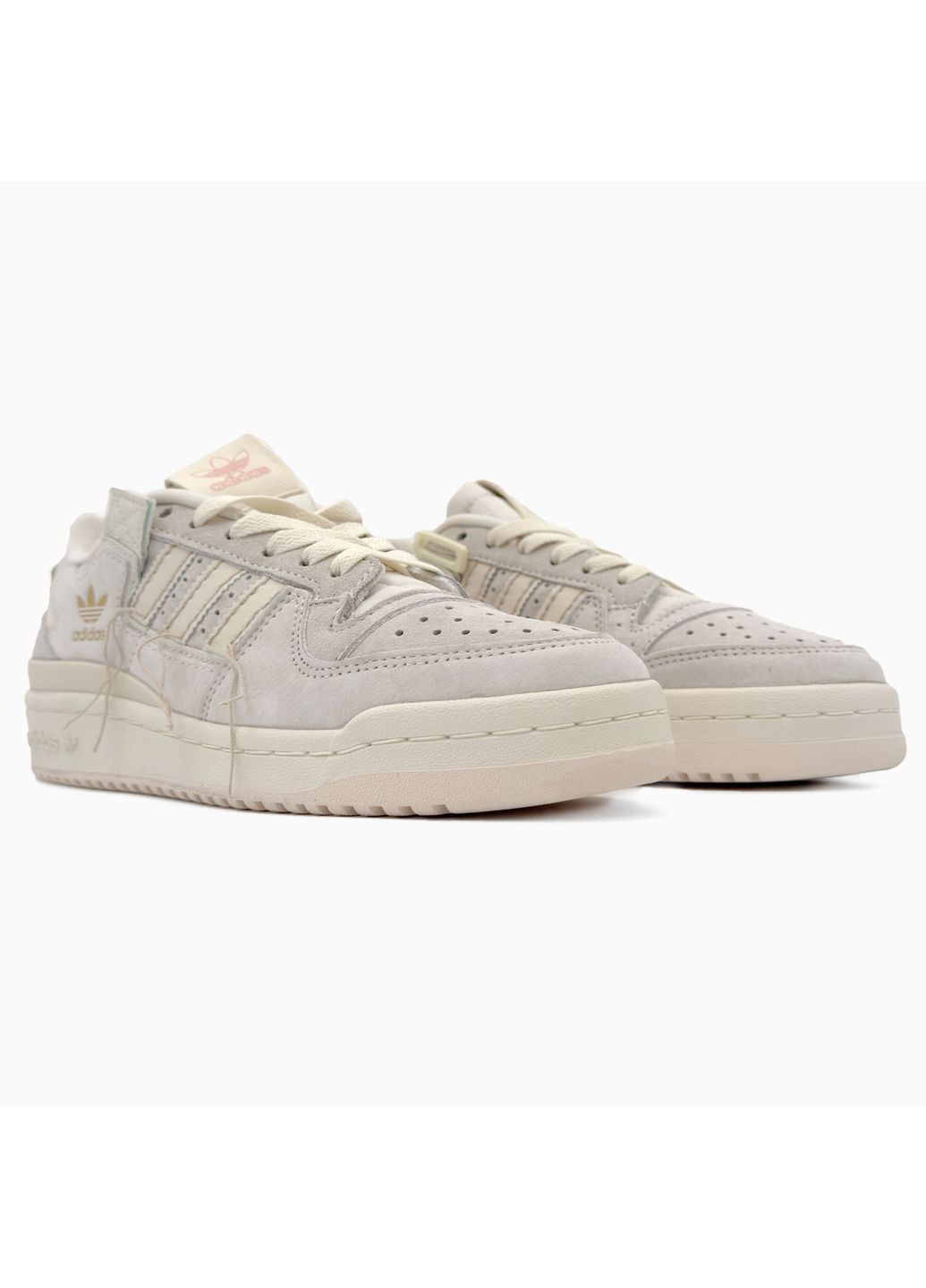 КРОСІВКИ ЖІНОЧІ ADIDAS FORUM 84 LOW PREMIUM BEIGE АДІДАС ФОРУМ 84 No Brand бежеві демісезони (367170588)