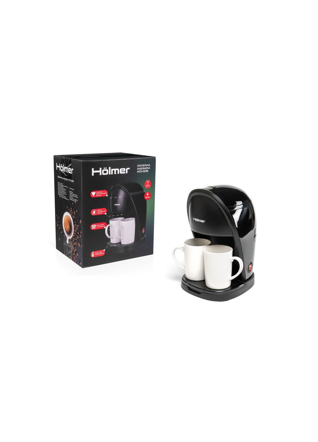 Кавоварка крапельна HCD-023B Holmer (370621193)