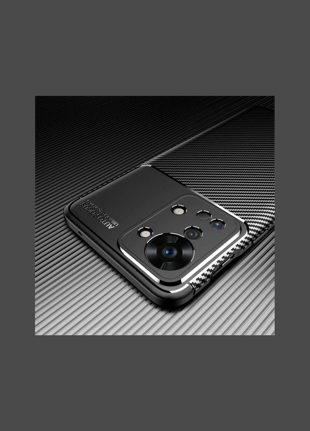 Протиударний чохол для OnePlus Nord 2T Чорний бампер Ultimate Experience (322287878)