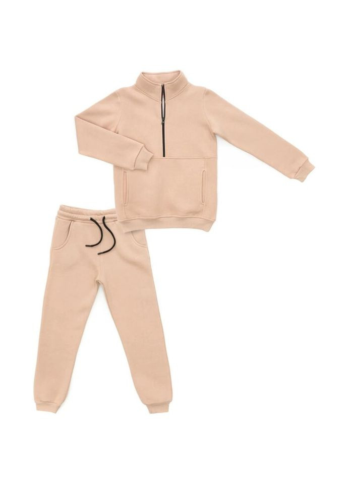 Спортивный костюм флисовый (H-202-140G-beige) Joi (300856865)