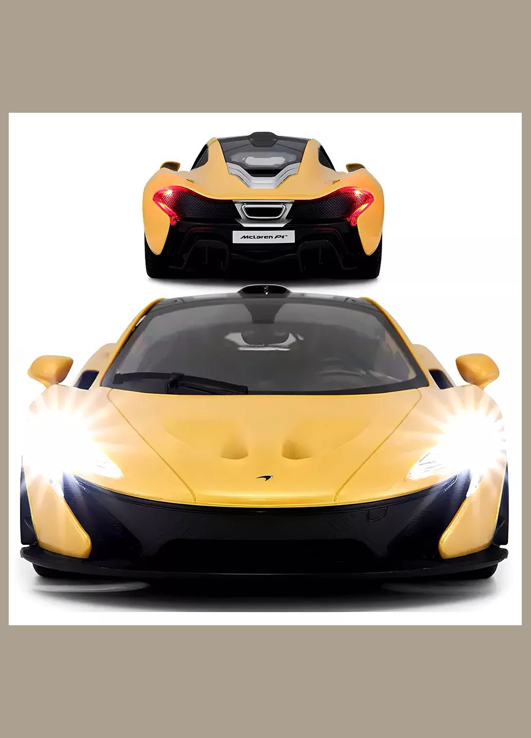 Машинка McLaren P1 1:14 на радіокеруванні жовта (454.00.25) Rastar (330058379)