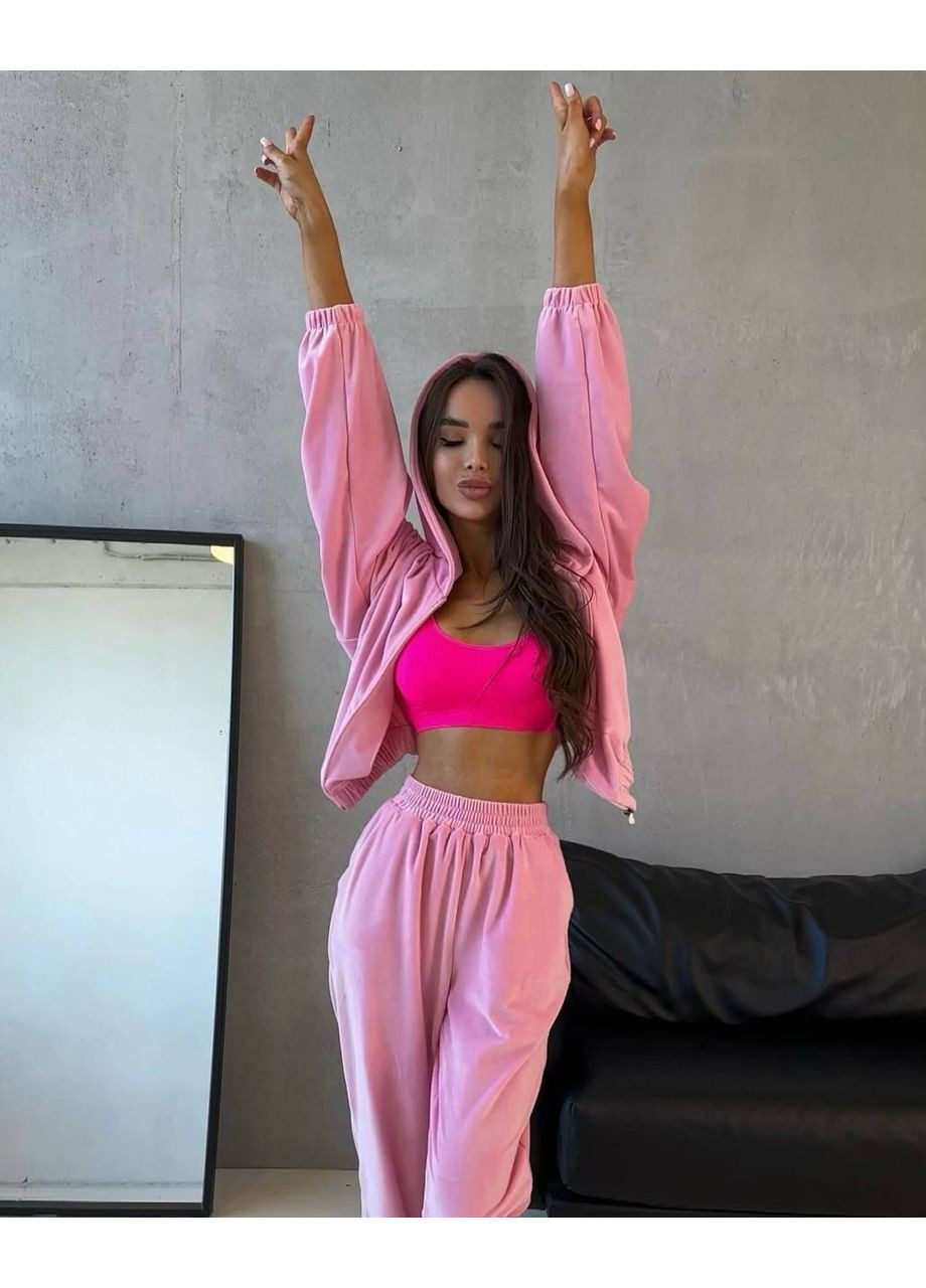 Женский костюм из мягкой велюровой ткани No Brand (364961406)