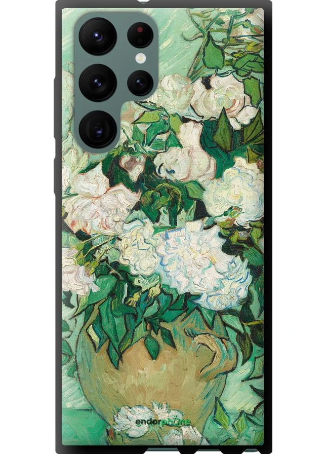 Чехол на Samsung Galaxy S22 Ultra Винсент Ван Гог. Ваза с розами "5543b-2500-70447" Endorphone (387724388)