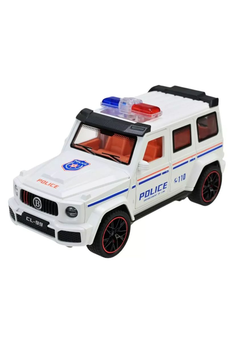 Игрушка машина внедорожник полицейский звук со светом инерция 9903 Цена за бокс 8 штук No Brand (362435731)