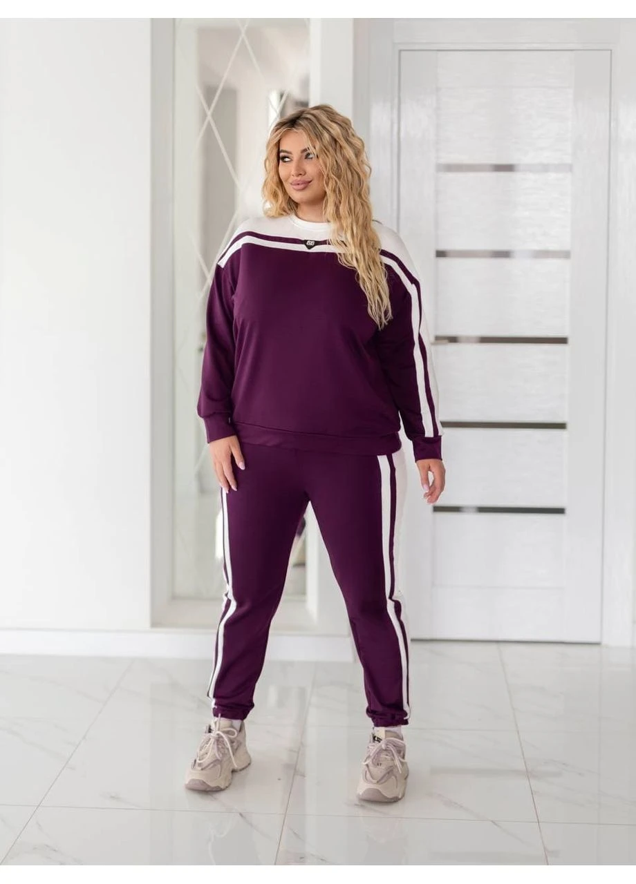 Жіночий прогулянковий костюм двійка блакитного кольору New Trend (357490090)