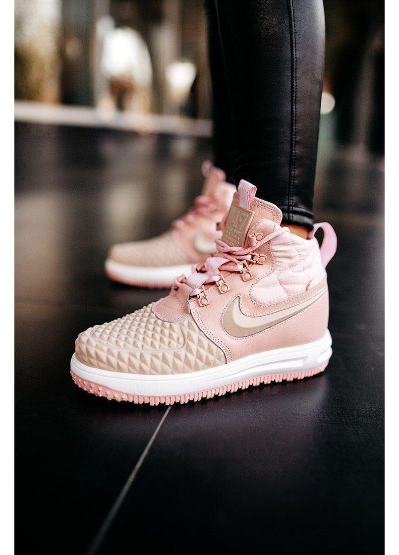 Розовые демисезонные кроссовки мужские nike duckboot 17 pink найк дакбут No Brand