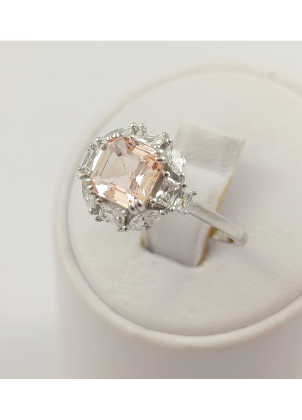 Серебряное кольцо с морганитом КТ04-мгц Shatlen Каблучка (356180690)