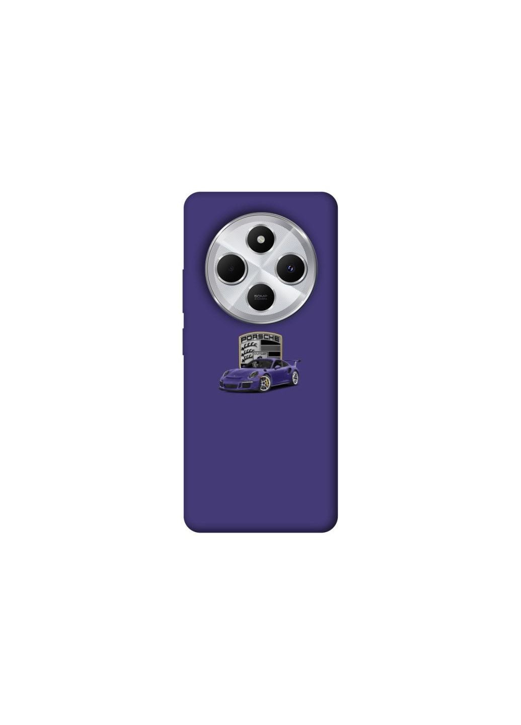 Чехол на Xiaomi Redmi 14C / Poco C75 Porsche purple Frontalka (353842487)