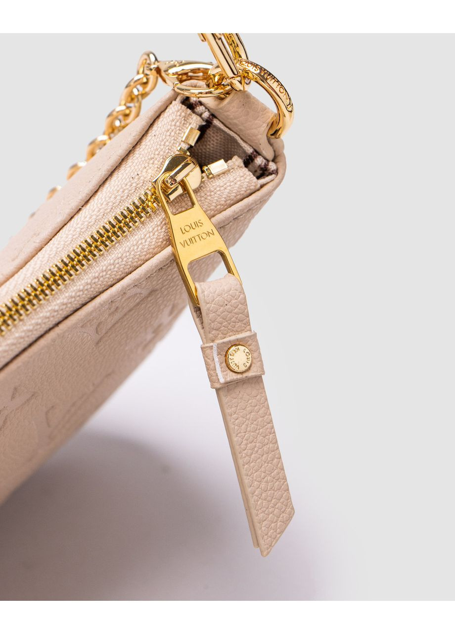 Сумка женская Mini Pochette Beige Gold No Brand (362488644)