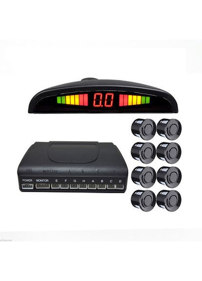 Парктронік на 8 датчиків з дисплеєм Parking Sensor (A0055) паркувальний радар ASSISTANT (350349152)
