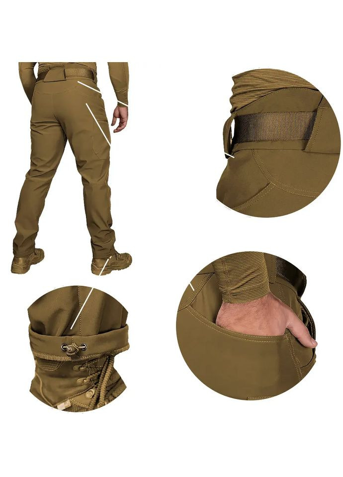 Штани SoftShell Vent Coyote Camotec (317659727)