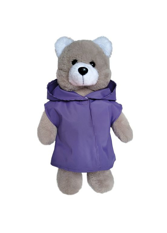 Мягконабивная игрушка пушистый Мишка МС 080501-04 в фиолетовом плаще 35 см. Macik (300388514)