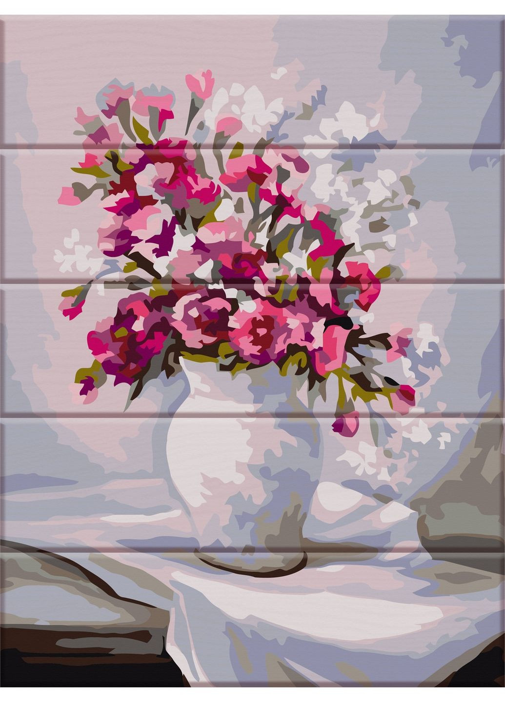 Картина по номерам на дереве "весенние цветы" ArtStory (282593475)