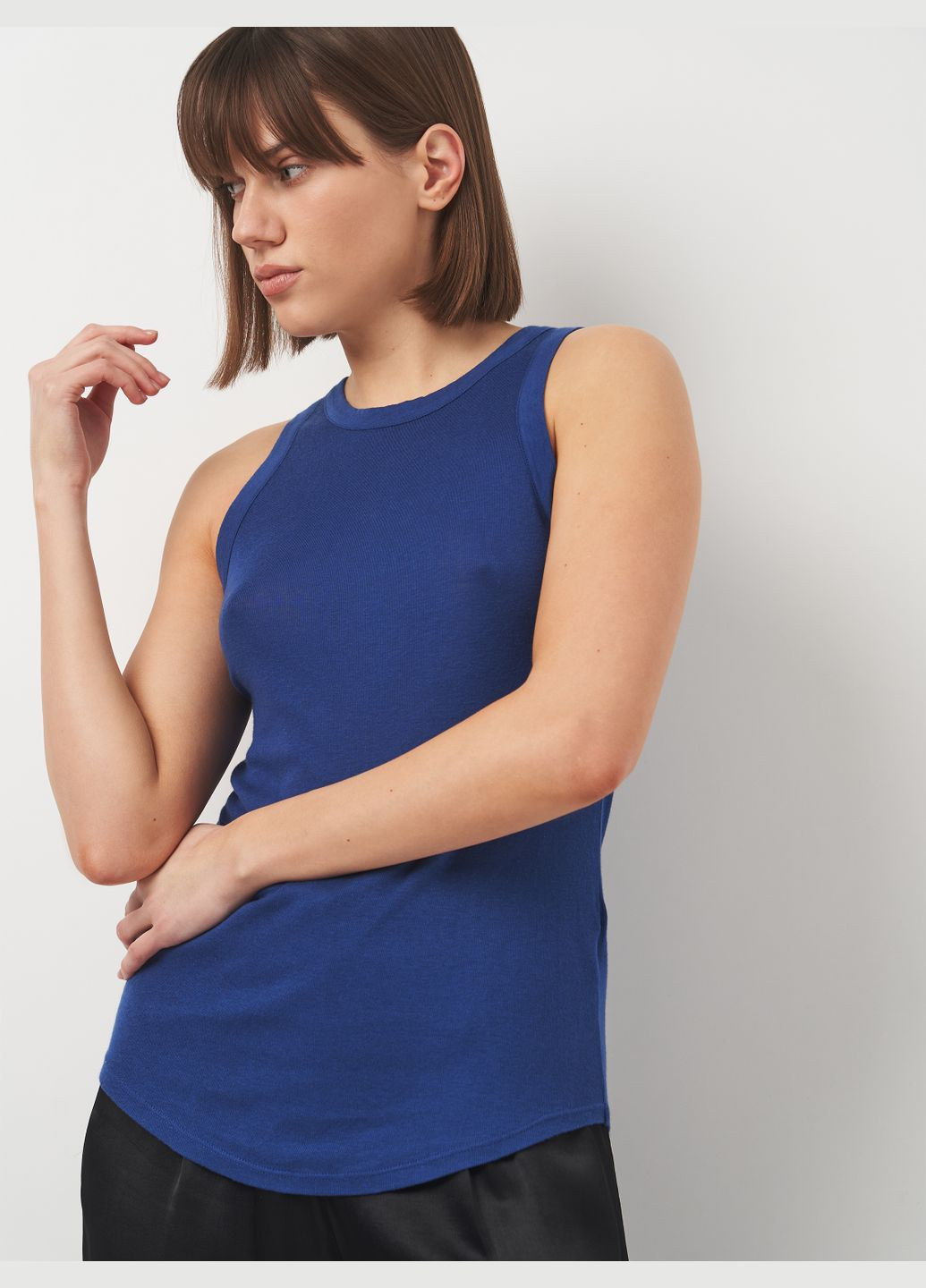 Майка з бавовни Massimo Dutti — 317843241