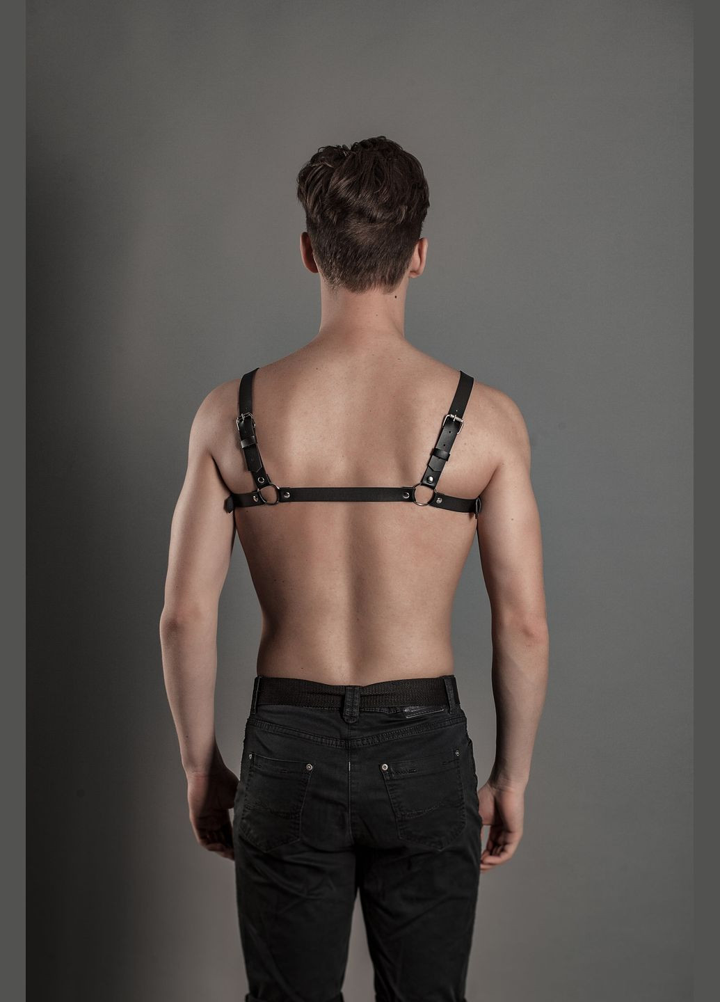 Натуральная кожа мужская портупея мужская надгрудная Needle 245 No Brand (296492357)