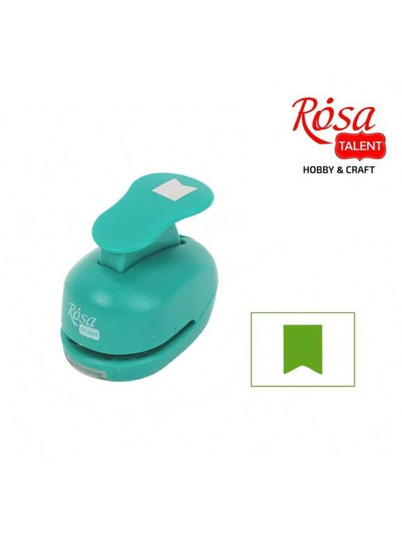 Фігурний дирокол, Прапорець, 1,6 см, TALENT 8805222 Rosa (322577716)