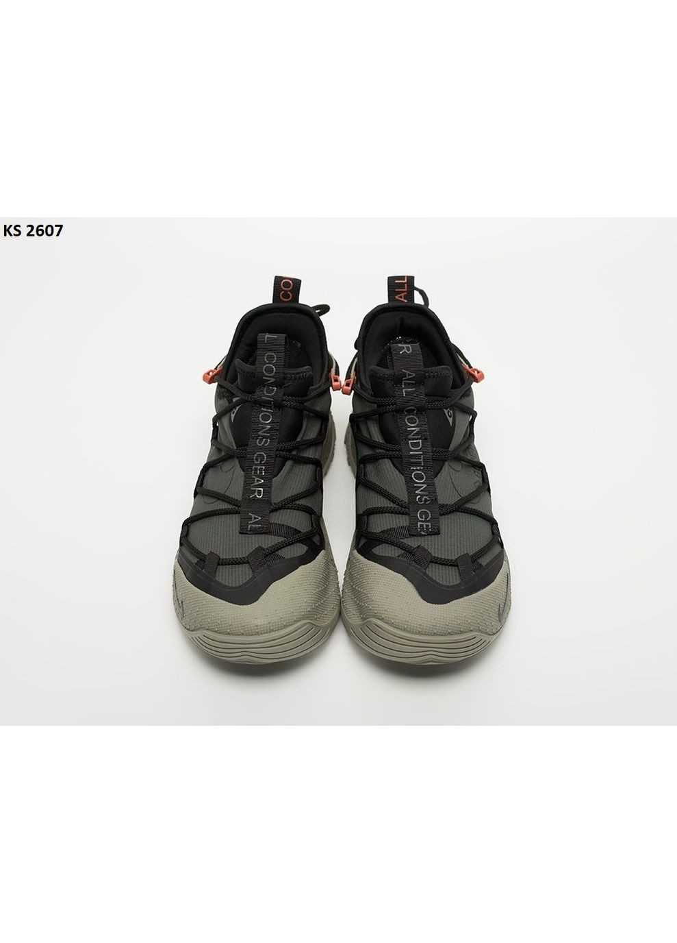 Сірі Осінні кросівки чоловічі nike acg art terra antarktik low green найк асж No Brand