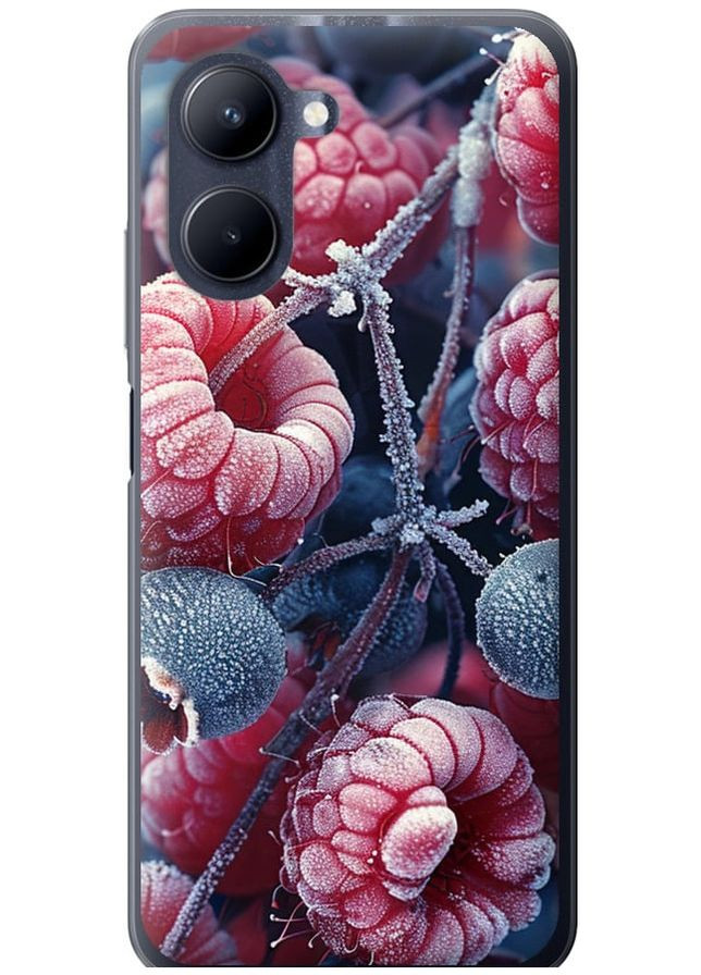 Силіконовий чохол 'Морозні ягоди' для Endorphone Realme C33 (285118554)