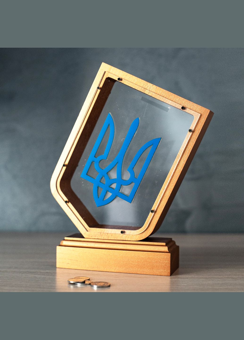 Копилка Герб Украины Wood One (315725355)