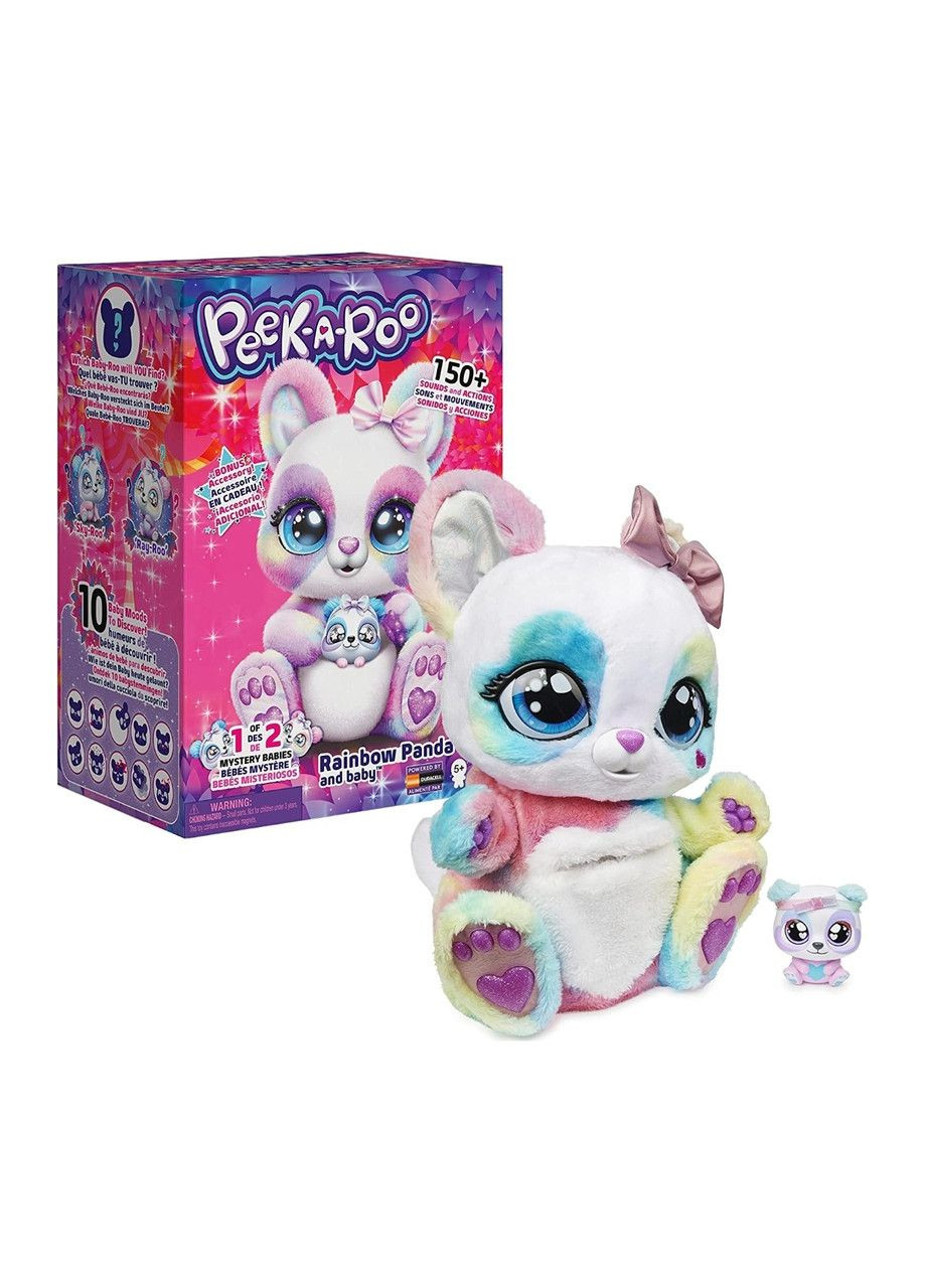 Интерактивная игрушка Peek-A-Roo Rainbow Панда Мама-Ру Spin Master (369726554)