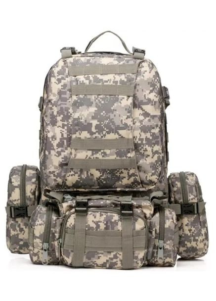 Рюкзак тактичний з підсумками військовий B08 Pixel 55L (2090045151) No Brand (328920837)