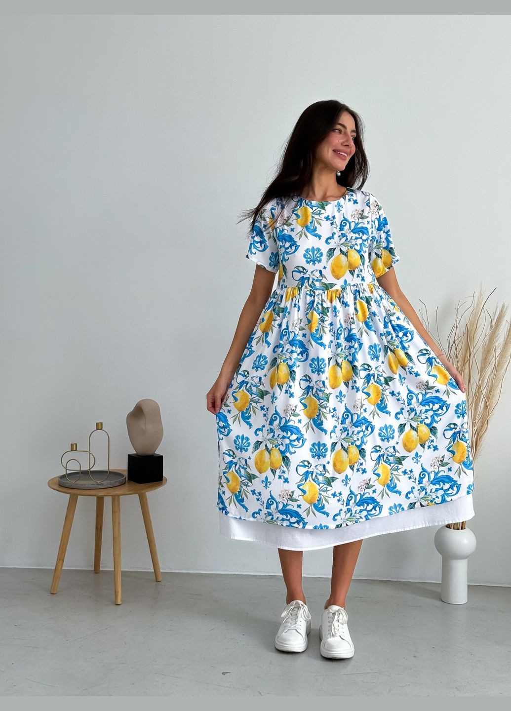 Белое платье BULAVKA