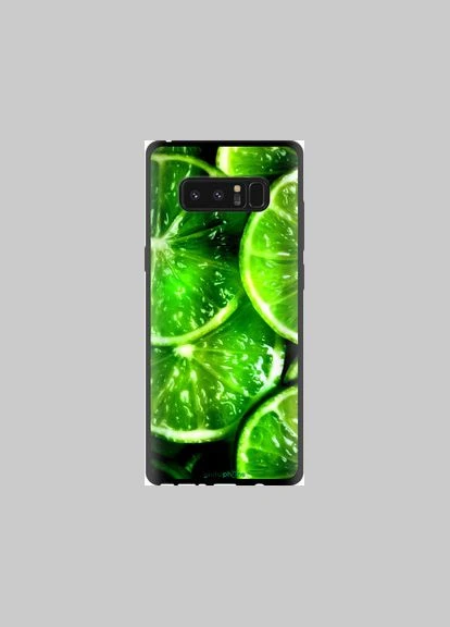 Чехол на Samsung Galaxy Note 8 Зеленые дольки лимона "852b-1020-2448" Endorphone (351852440)