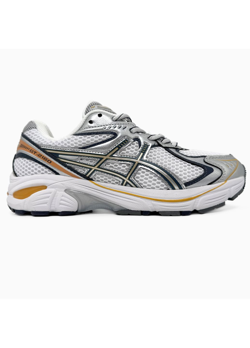 КРОСІВКИ ЖІНОЧІ ASICS GT-2160 WHITE / SILVER / YELLOW АСІКС GT-2160 No Brand білі демісезони (368857955)