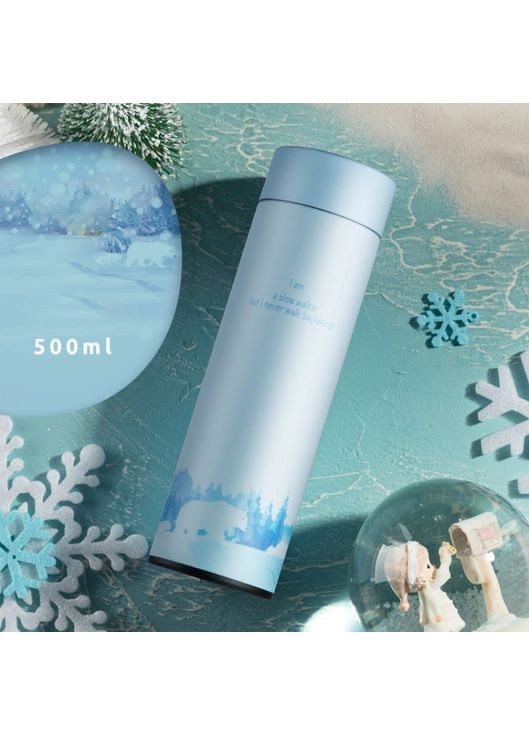 Термос с ситечком Белый Медведь 500 мл из нержавеющей стали. ProDobro (365440818)