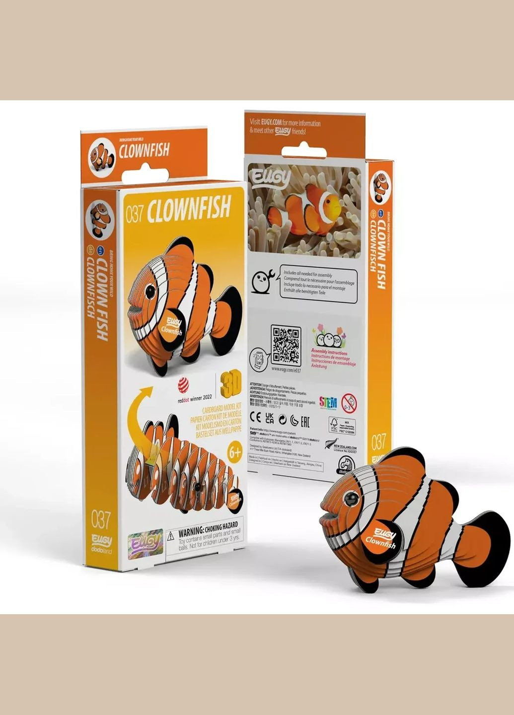 Сборная 3D модель Зоопарк Рыба – клоун (XEG-037) Eugy (342715917)