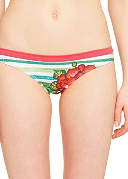 Зеленые плавки зеленый с цветочным принтом Desigual