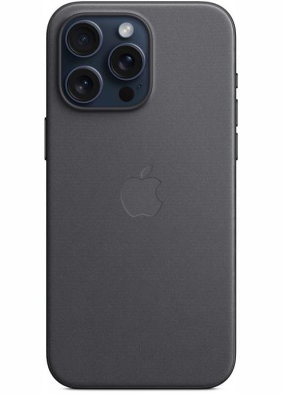 Чехол-накладка FineWoven Case with MagSafe для iPhone 15 Pro Max Black (MT4V3) Apple (341489763)