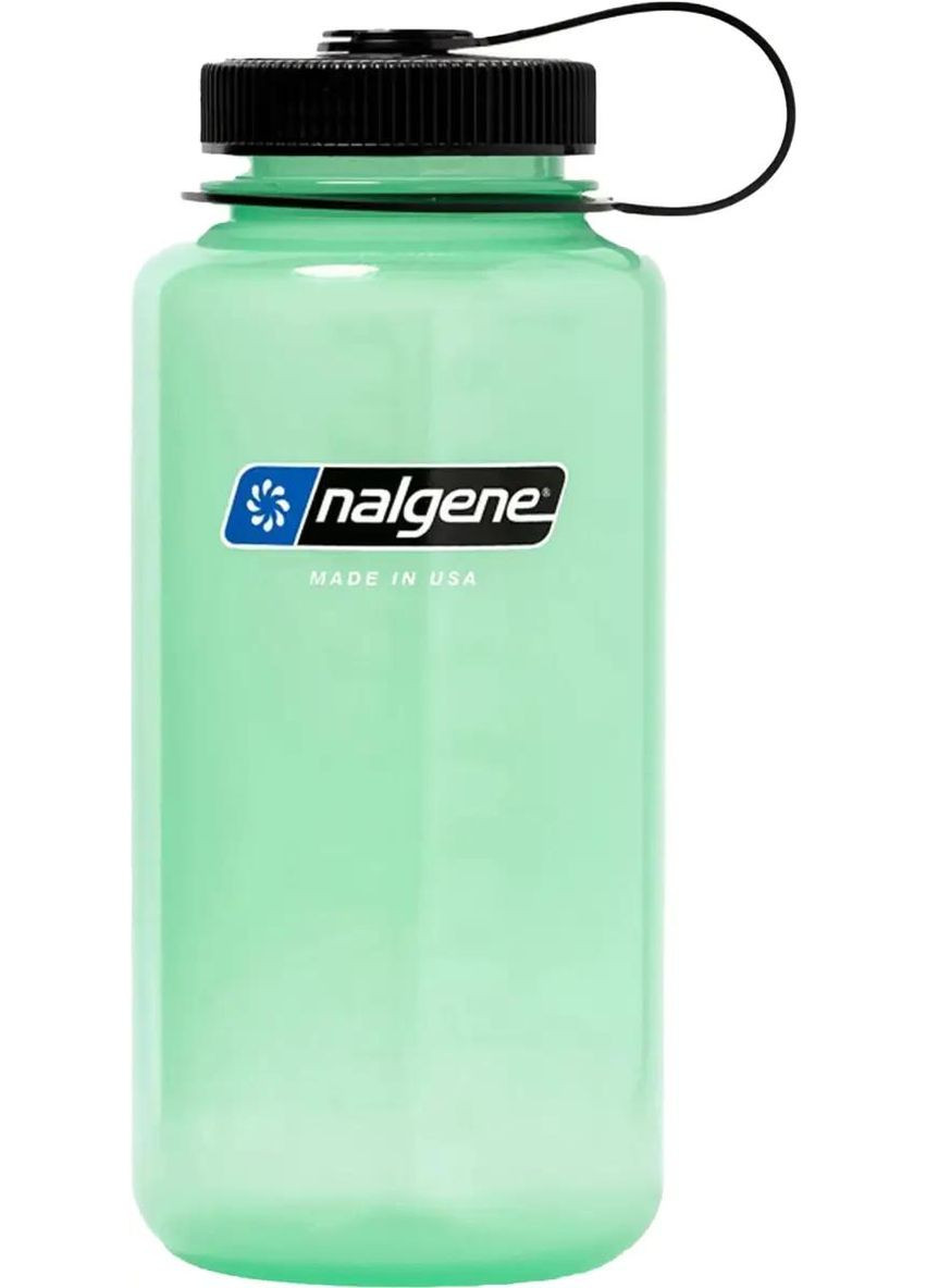Пляшка Wide Mouth Sustain Water Bottle 1L Glow green Nalgene (366969806)