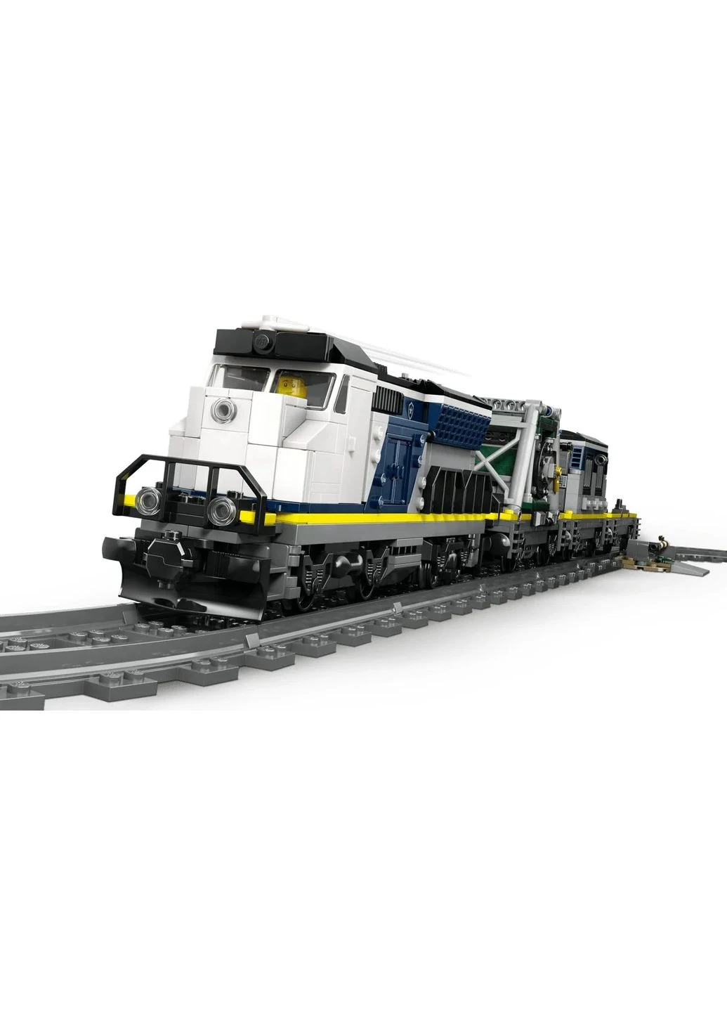 Конструктор City електричний потяг 5 мініфігурок 3 вагони з пластика Lego (393516427)