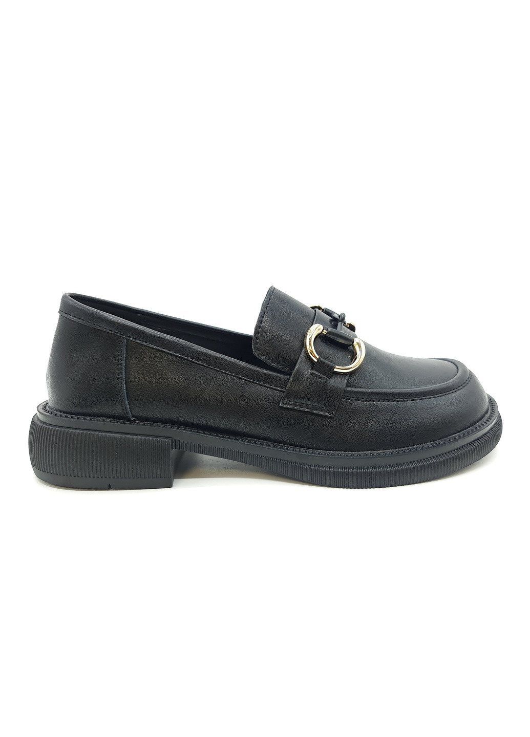 Женские туфли черные кожаные YA-17-3 23 см (р) Yalasou
