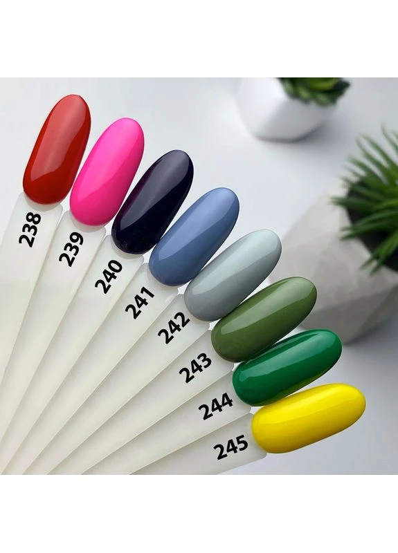 Гель-лак color Gel polish №233 (бледно-серый), 8 мл Moon Full (397073247)