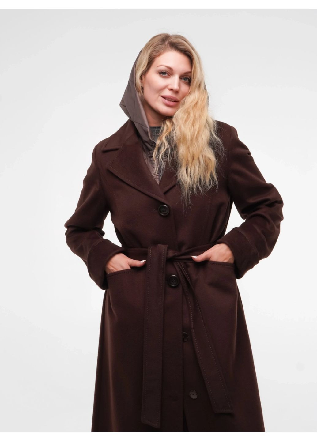 Коричневе демісезонне Пальто Коричневе Esmeralda