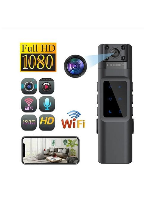 Нагрудна HD боді-камера H1080 p2p WiFi поворотна камера акумулятор - 1000мАч кліпса ORIGINAL (302802664)