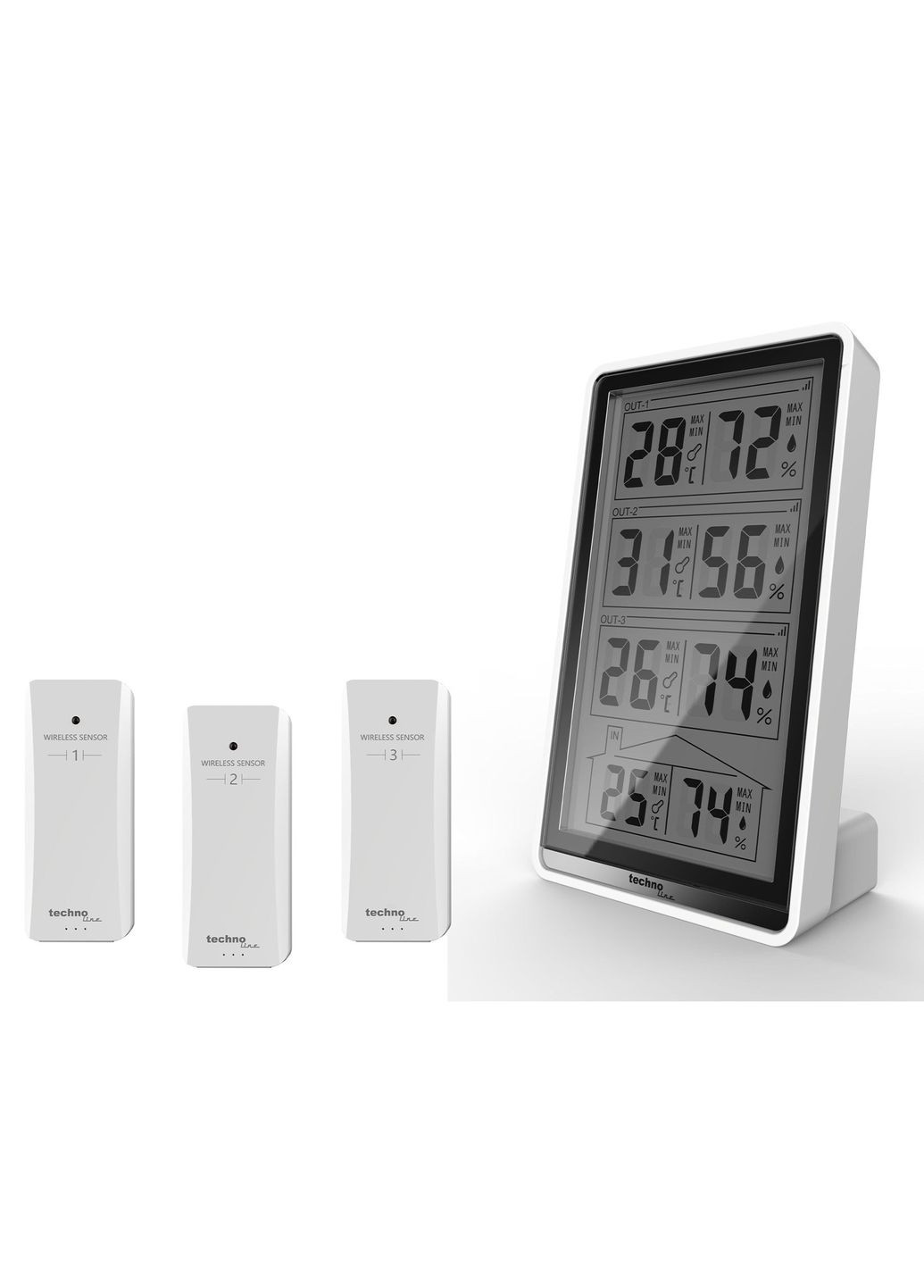 Термогигрометр WS7060 Black (WS7060) Technoline (315937345)