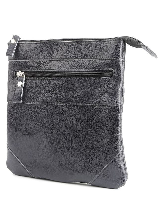 Шкіряна сумка крос боді синя чоловіча 00966 Shvigel (329195232)