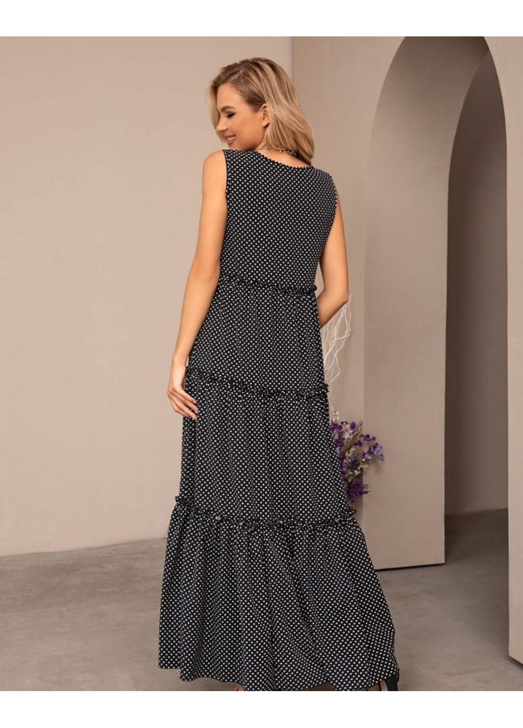 Черное повседневный платье 11733 l черный ISSA PLUS