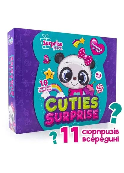 Набір для творчості Vladi Toys Улюбленці з сюрпризами 6-8 років фольга пластик картон No Brand (400575304)