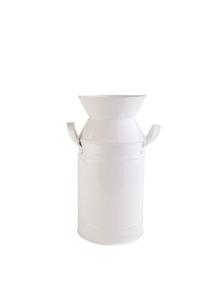 Декоративна ваза Metal Milk Can White S Barine (275864140)