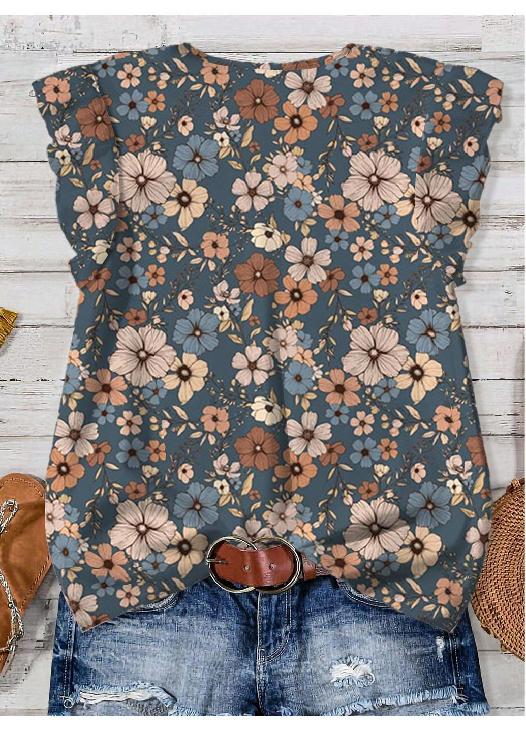 Комбінована блуза SHEIN