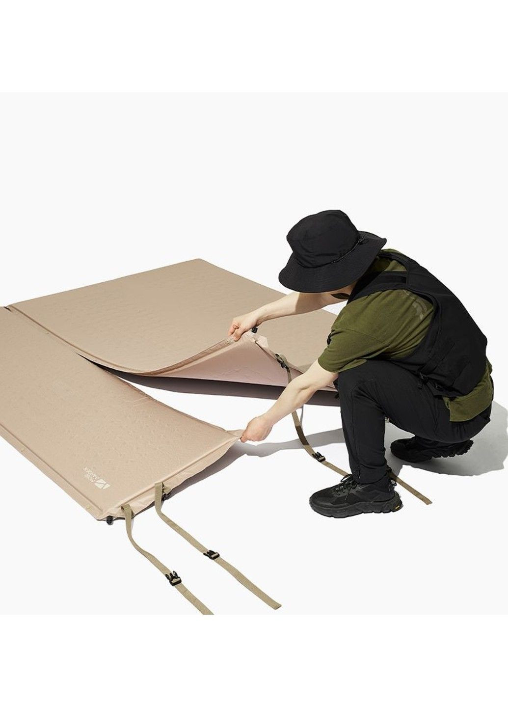 Коврик самонадувающийся двойной Dot double air NX22663002 sand Mobi Garden (370666433)